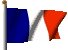 Animated French flag.