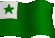Flag of Esperanto animated.