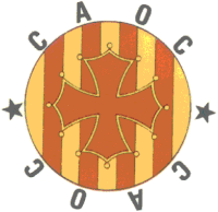 Cercle d’Agermanament Occitano-Català (C.A.O.C.) - Cercle d'Afrairament Occitanocatalan (C.A.O.C.) [Catalan Occitan Twinning Circle (C.A.O.C.)]. Logo.