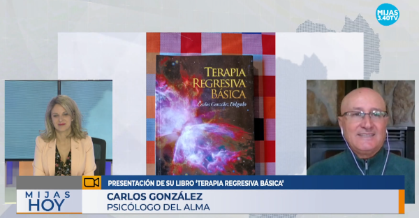 Entrevista a Carlos González Delgado presentando su libro «Terapia regresiva básica».
