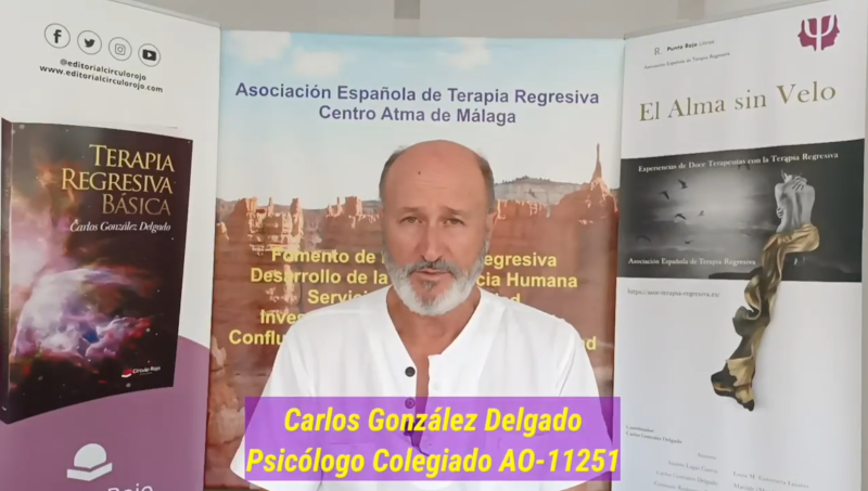 Presentación libros «Terapia regresiva básica» y «El alma sin velo», con Carlos González Delgado.