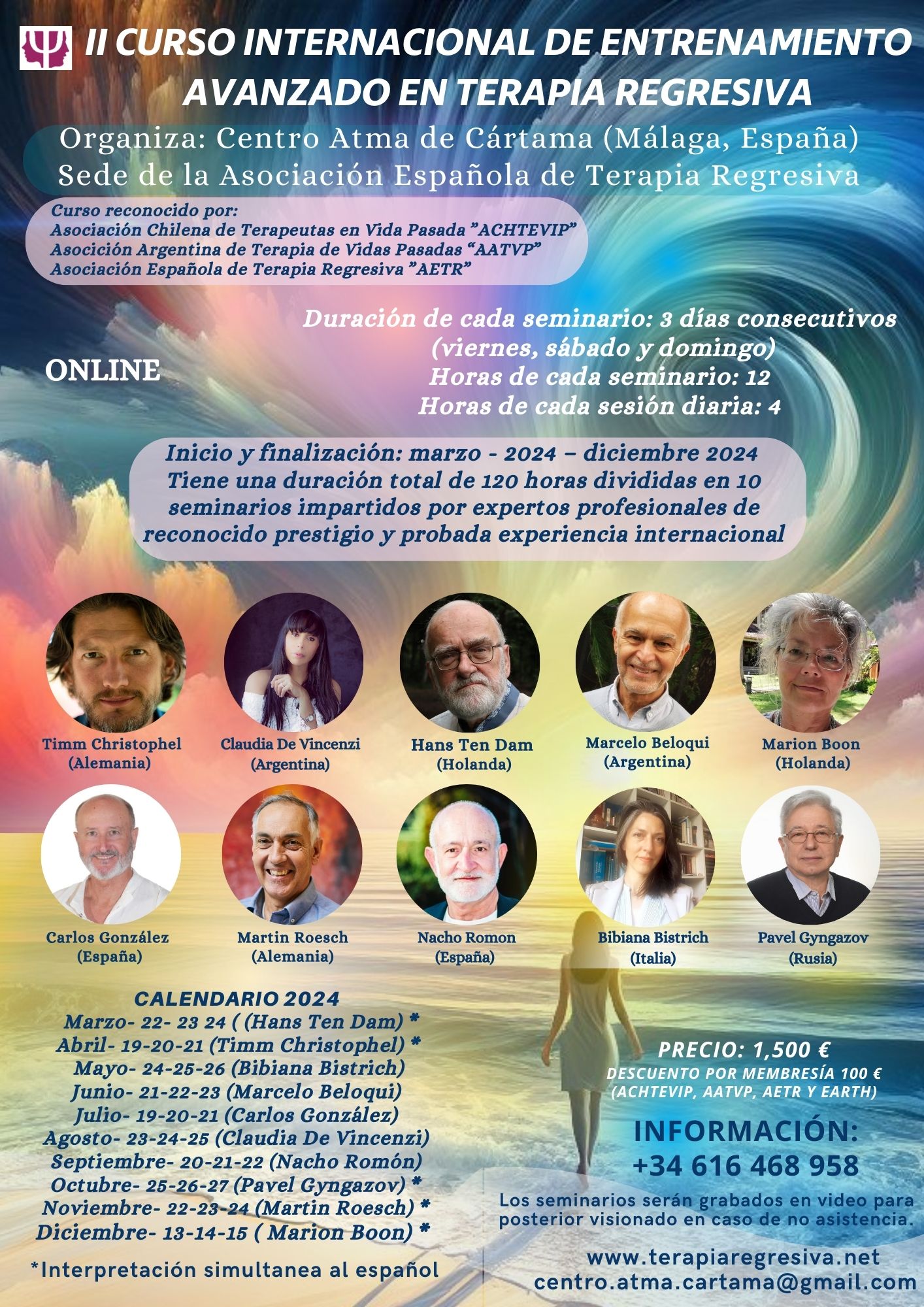 Second international course of advanced training in regression therapy - 2024.