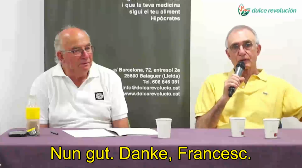 Josep Pàmies unterhält sich mit Doktor José Luis Cabouli. Die Transplantationen. Spanisch mit deutschen Untertiteln.