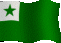 Bandera esperanto animada.